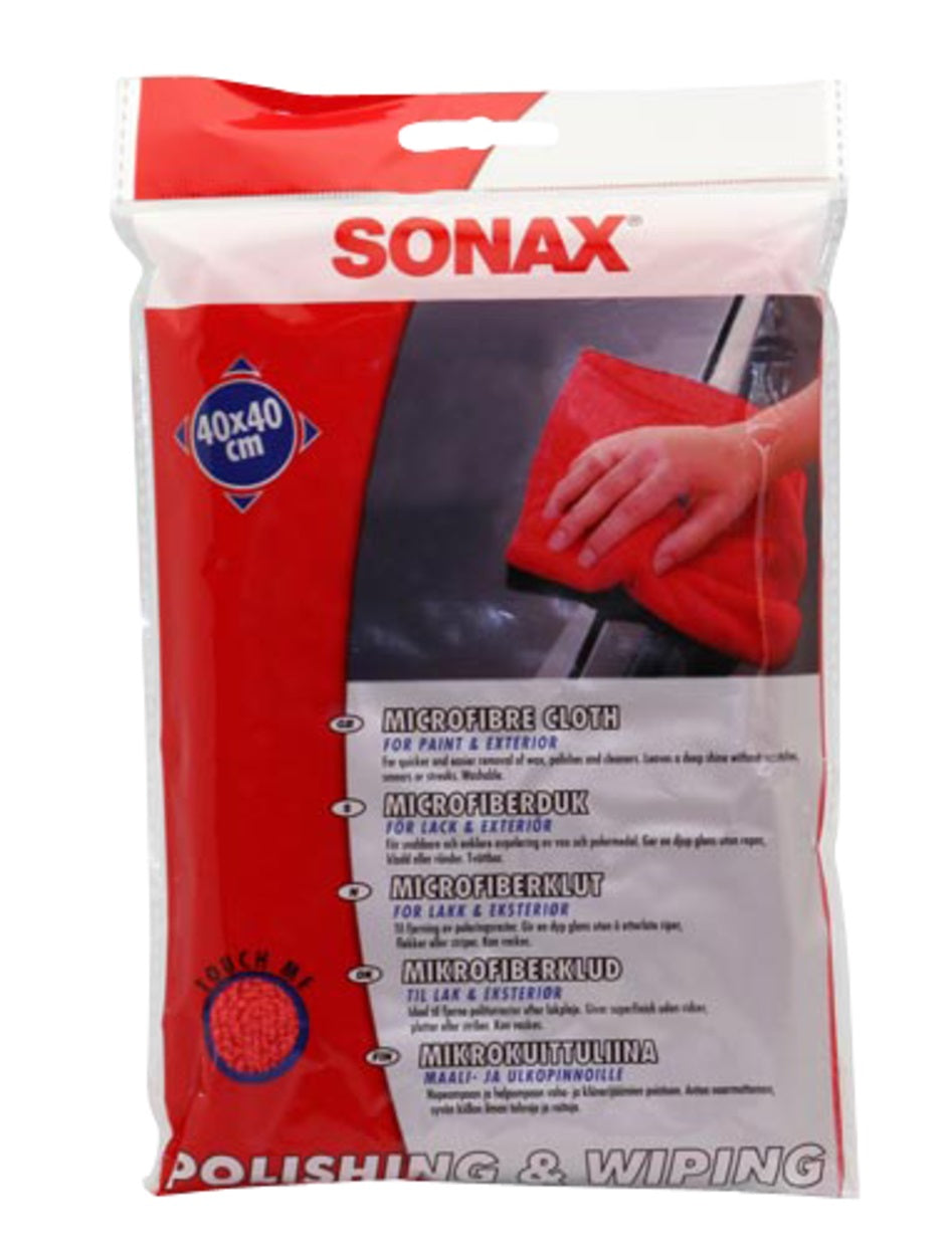 SONAX Microfiberduk – Professionell Rengöringsduk 40×40 cm