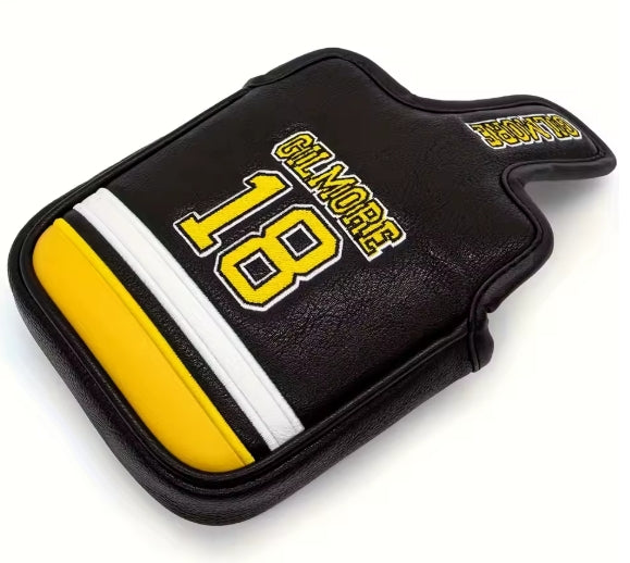 Mallet Putter Headcover – Gilmore 18 Svart/Gul Design