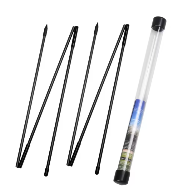 Golf Alignment Sticks – 2-pack, 48 tum, Ihopfällbara Träningsstavar i Glasfiber