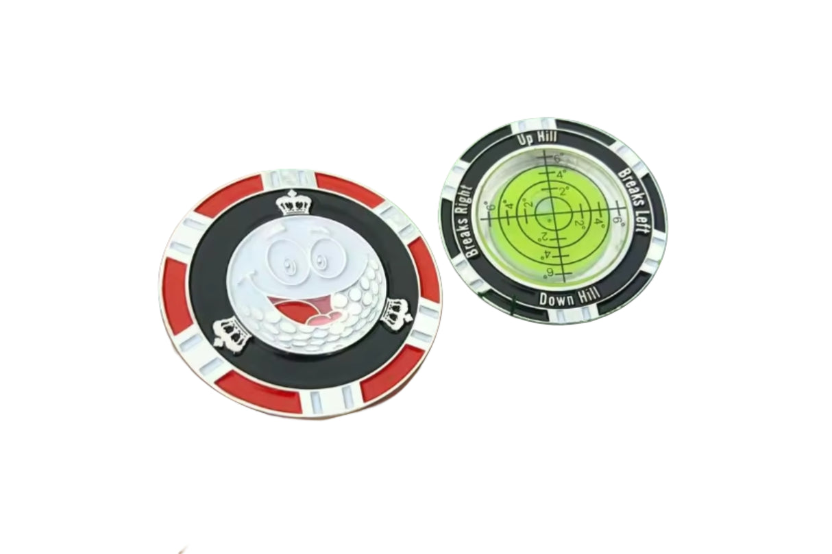 Premium Greenläsa­re i Metall – Pokerchip Design